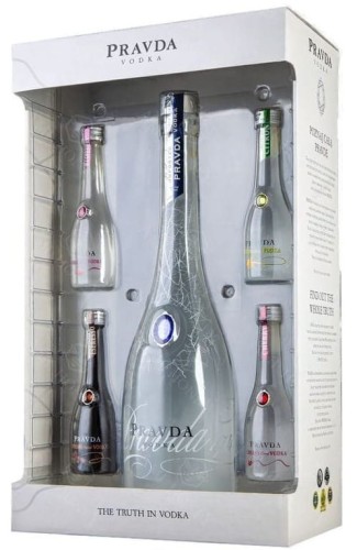 Wódka Pravda 0,7 + 4 miniaturki