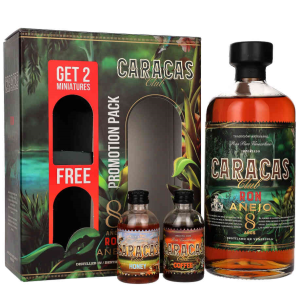 Rum Caracas Club Anejo 8 yo z miniaturkami 0,7L / 40%