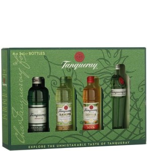Gin Tanqueray mini set 4x 0,05L