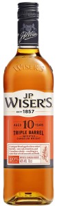 Whisky J.P. Wiser's 10 yo Triple Barrel Canadian 0,7L / 40%