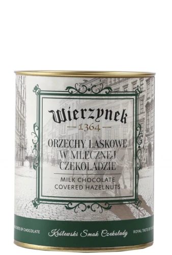 Orzechy laskowe w mlecznej czekoladzie Wierzynek 150g