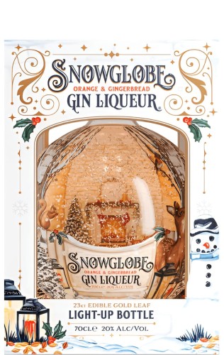 Snowglobe Gin liquer Spiced Orange & Gingerbread