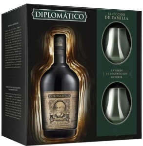 Rum Diplomatico Seleccion de Familia ze szklankami 0,7L / 40%