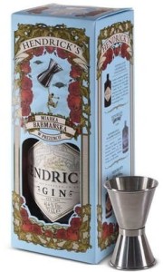 Gin Hendrick's z miarką barmańską 0,7L / 41,4%