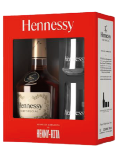 Koniak Hennessy VS ze szklankami 0,7L / 40%