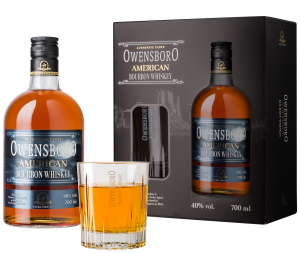 Bourbon Owensboro ze szklanką 0,7L / 40%