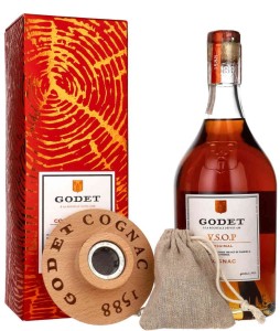 Koniak Godet VSOP Original + smoker 0,7L / 40%