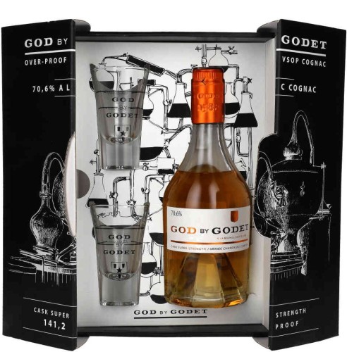 God by Godet VSOP Overproof + 2 kieliszki