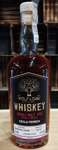 Whisky Wolf & Oak 3 yo Heavily Peated