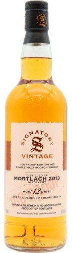 Signatory Mortlach 2013 12 yo 100 Proof