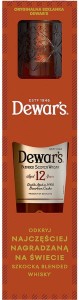 Whisky Dewar's 12 yo ze szklanką 0,7L / 40%