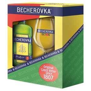 Likier Becherovka z kieliszkiem 0,5L / 38%