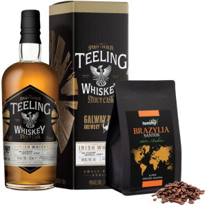 Whiskey Teeling Stout Cask x Galway Bay 0,7L / 46% + GRATIS Kawa Brazylia Santos 250g ziarnista