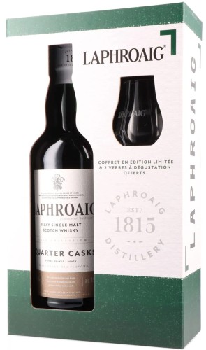 Laphroaig Quarter Cask ze szklankami