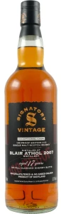 Whisky Signatory Blair Athol 17 yo 2007 100Proof #12 0,7L / 57,1%