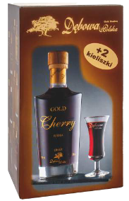 Dębowa Polska Golden Cream Advocatka + 2 kieliszki