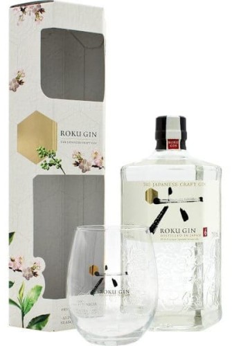 Gin Roku + szklanka aura