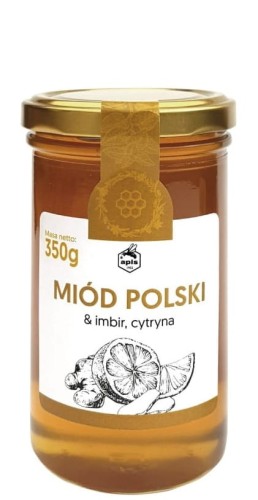 Miód Polski Imbir Cytryna Apis 350g