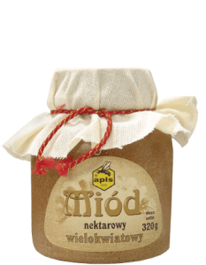 Miód Nektarowy Wielokwiatowy Apis 320g