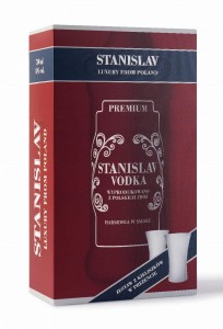 WÓDKA STANISLAV 0,7L / 40% + 2 KIELISZKI