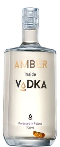 Amber inside vodka