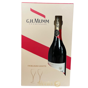 Szampan G.H. Mumm Grand Cordon Cordon z kieliszkami 0,75L / 12,5%