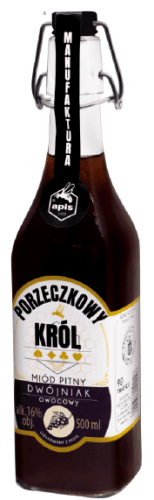 Miód Pitny Dwójniak Owocowy Porzeczkowy Król