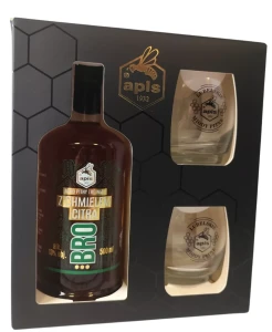 Miód Pitny Trójniak Bro z chmielem Citra + 2 szklanki 0,5L / 13%
