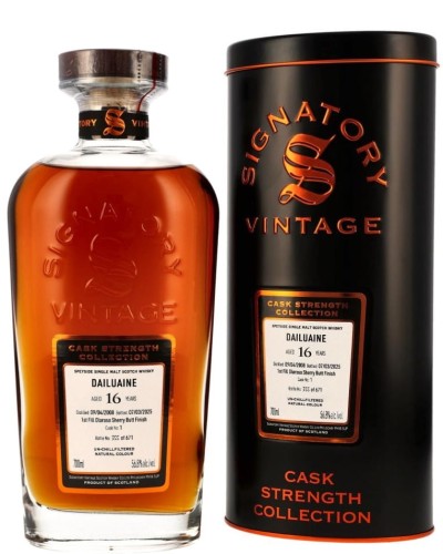 Signatory Dailuaine 2008 16 yo Cask Strength