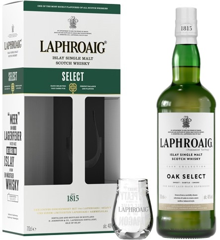 Laphroaig Oak Select + szklanka
