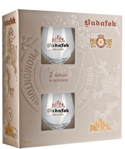 Brandy Budafok z kieliszkami  0,7L / 36%