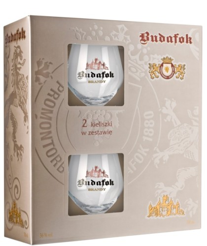 Brandy Budafok z kieliszkami