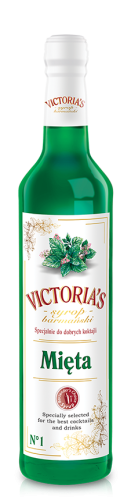 Syrop Victoria's Mięta 0,49L