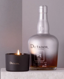 Rum Dictador Platinum + świeca 0,7L / 40%
