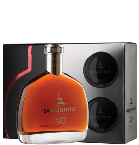 Brandy Sarajishvili XO + 2 szklanki 0,7L / 40%
