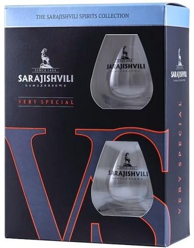 Sarajishvili VS + 2 szklanki