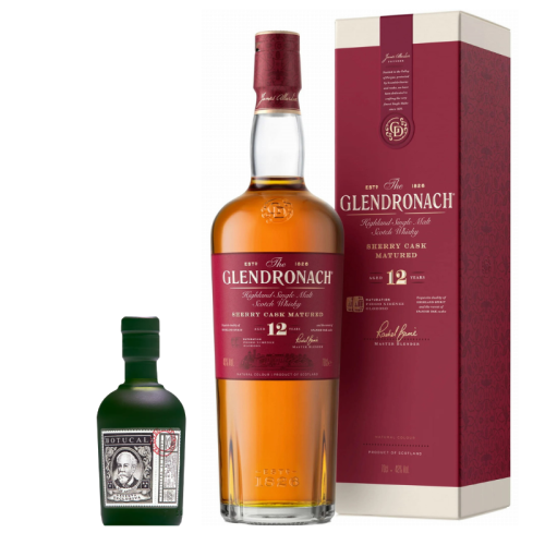 Glendronach 12 z miniaturką botucal.png