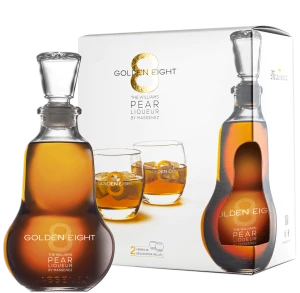 Likier Massenez Golden Eight ze szklankami 0,7L / 25%