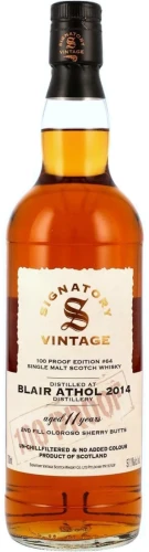 Signatory Blair Athol 11 yo 2014 100Proof #64