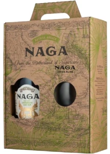 Rum Naga Java Reserve Double Cask ze szklanką 0,7L / 40%