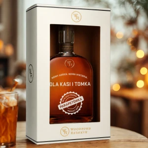 Bourbon Woodford Reserve w kartoniku 0,7L / 43,2% + Personalizowany grawer #1