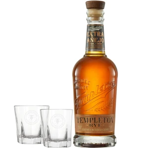 Whiskey Templeton Rye Tequila Cask 0,7L / 46% + dwie szklanki