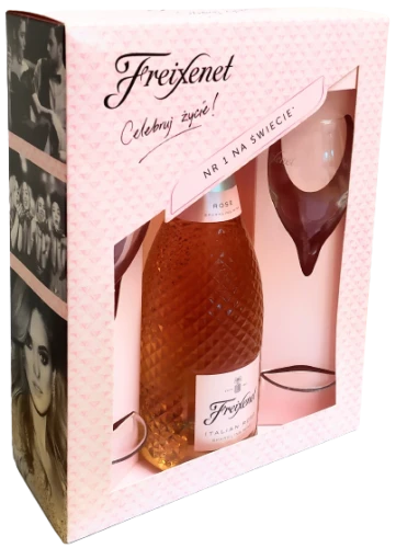 Freixenet Italian Rose + 2 kieliszki