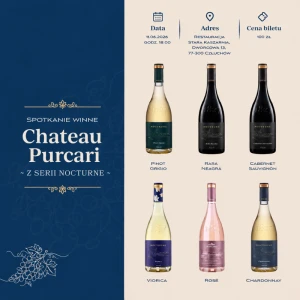 Spotkanie Winne z Chateau Purcari - degustacja stacjonarna