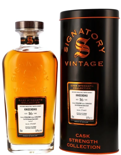 Signatory Knockdhu 2008 16 yo Cask Strength