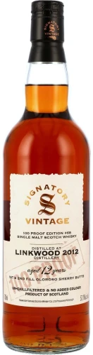 Signatory Linkwood 2012 12 yo 100Proof #68