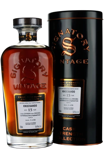 Signatory Knockando 2010 15 yo Cask Strength