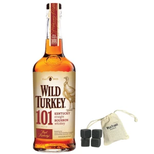 Bourbon Wild Turkey 101 Proof 0,7L / 50,5% + kamienie do whisky GRATIS
