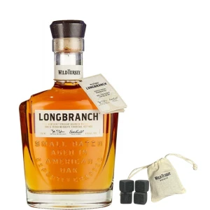 Bourbon Wild Turkey Longbranch 43% / 0,7L + kamienie do whisky GRATIS