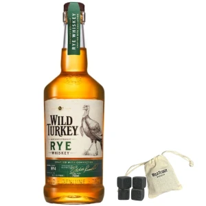 Whiskey Wild Turkey Straight Rye 0,7L / 40,5% + kamienie do whisky GRATIS